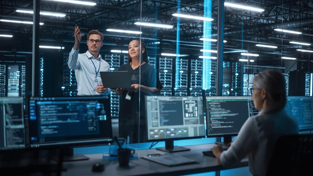 A small team uses IT infrastructure management best practices to manage an enterprise network